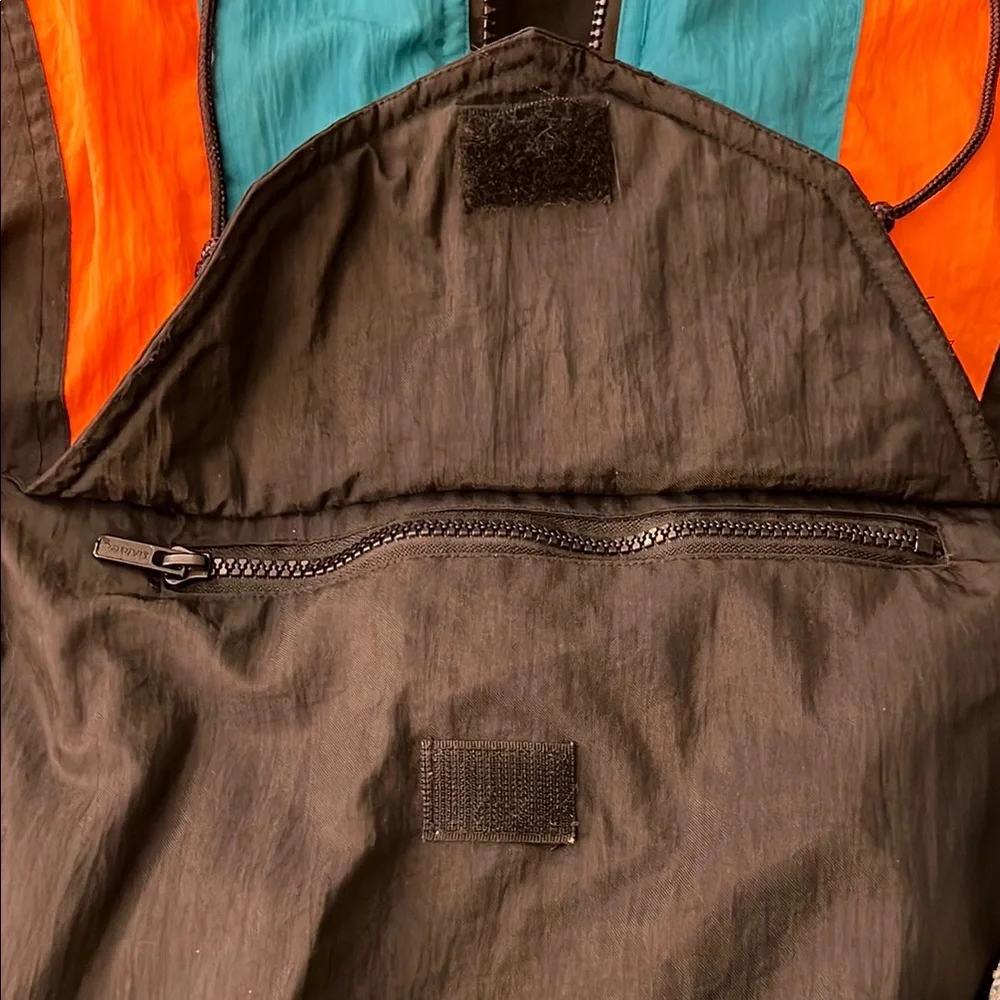 Miami Dolphins STARTER jacket  with Hood and Half-Zip - Picture 8 of 13
